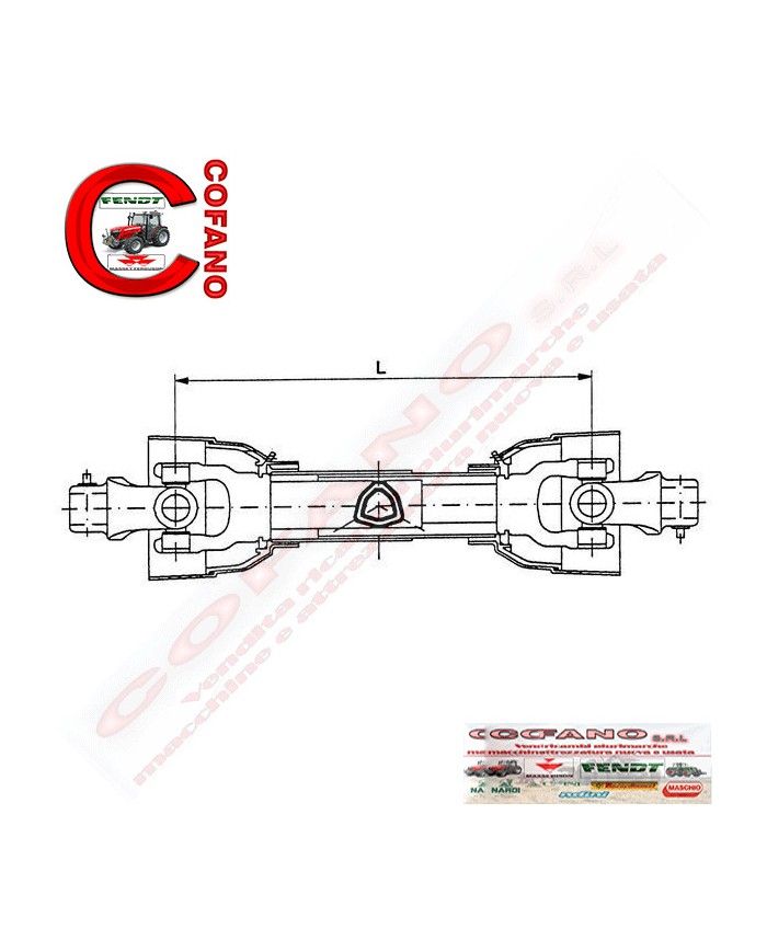 ALBERO CARDANICO COMER 560 mm