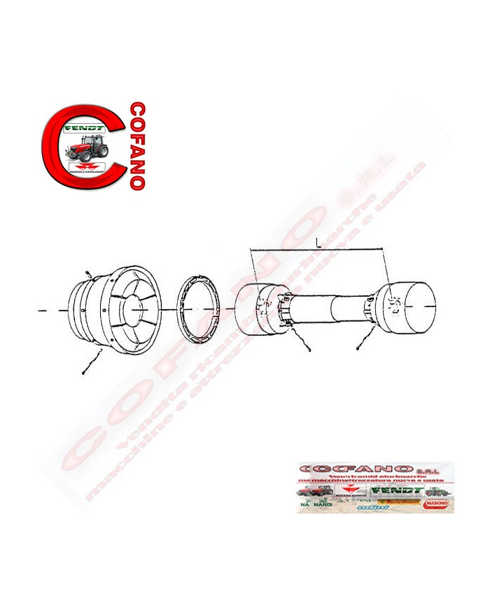 ALBERO CARDANICO COMER  CVG T40
