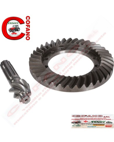 COPPIA CONICA  E PIGNONE GAMBO LUNGO