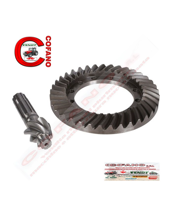 COPPIA CONICA  E PIGNONE GAMBO LUNGO