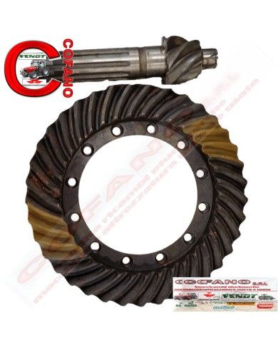 COPPIA CONICA  E PIGNONE MF PER DIFFERENZIALE POSTERIORE