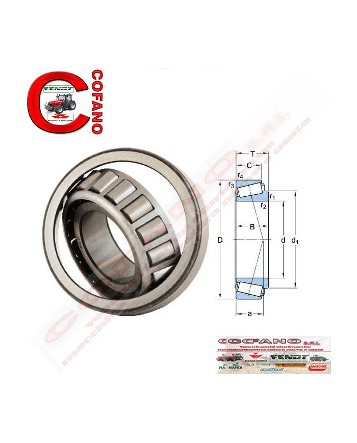 CUSCINETTO A RULLI 32208J2 / Q