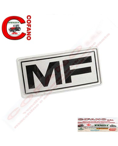 Emblema Massey Ferguson in plastica