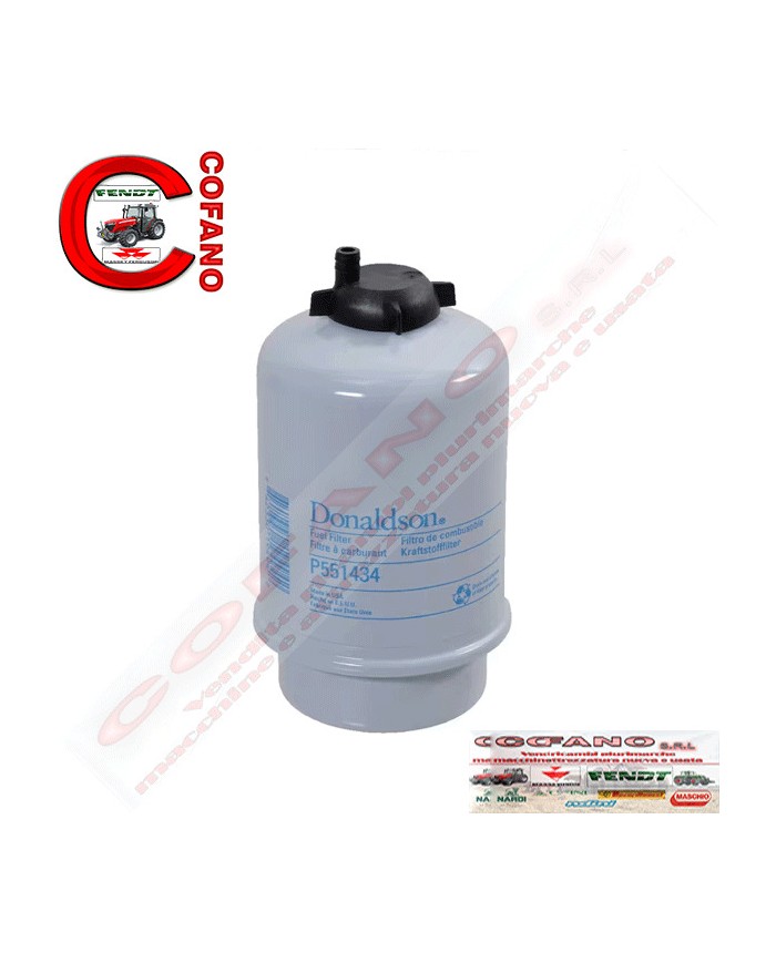 Filtro separatore acqua carburante MF Fendt P551434