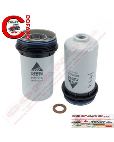 Kit filtro carburante Massey Ferguson 4000 5000 8000 Fendt