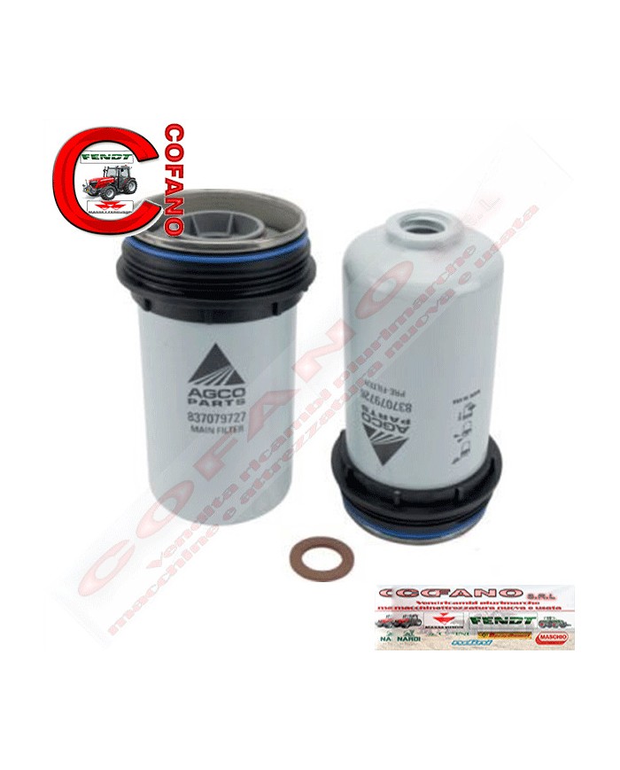 Kit filtro carburante Massey Ferguson 4000 5000 8000 Fendt