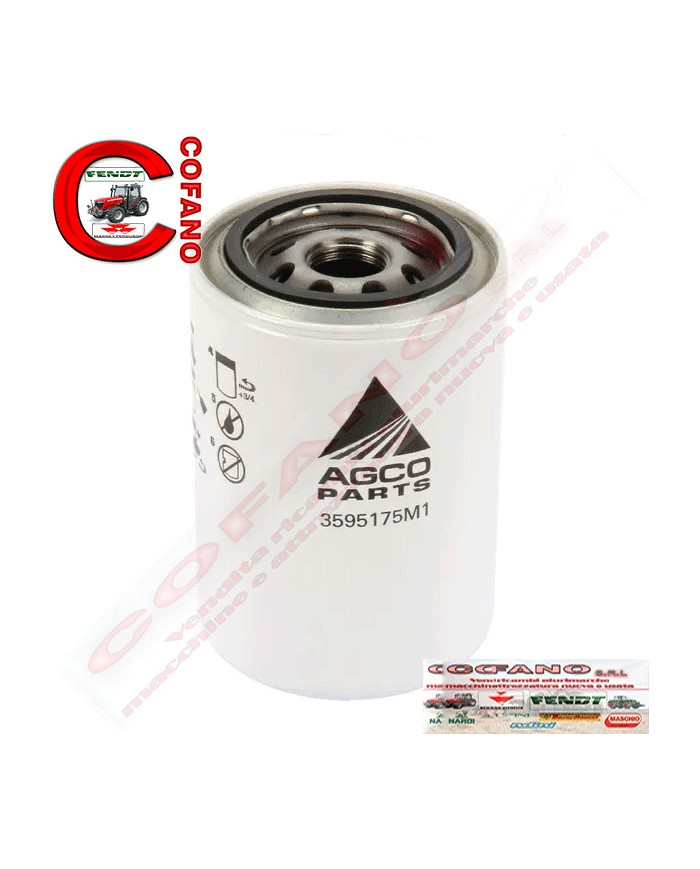 Filtro idraulico servosterzo Agco Mf serie 300/4200/4300