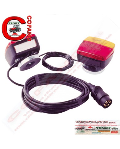 KIT FANALI MAGNETICO CARRELLO RIMORCHIO