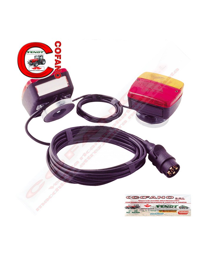 KIT FANALI MAGNETICO CARRELLO RIMORCHIO