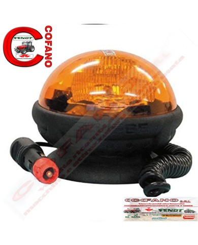 Girofaro basso base magnetica per trattori