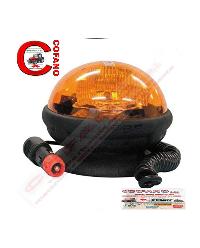 Girofaro basso base magnetica per trattori