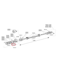 Forcella a flangia albero cardanico frese Maschio SC