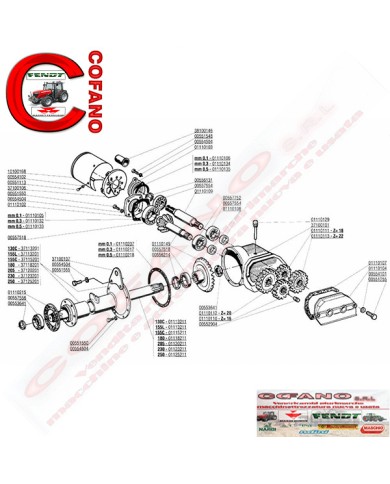 GUARNIZIONE DISTANZIALE MASCHIO GASPARDO