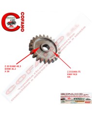 Ingranaggio cambio Z23 frese Maschio
