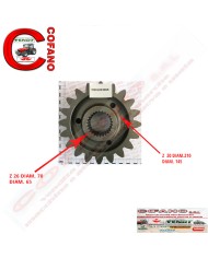 Ingranaggio albero trazione laterale Z 20 Frese Maschio G Ingranaggio albero trazione laterale Z 20 Frese Maschio G
