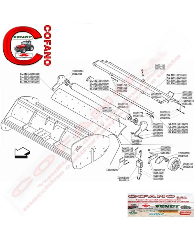 LAMIERA INTERNA MASCHIO GASPARDO