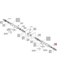 Mozzo rotore lato esterno Fresa Maschio modello SC M74100405R Mozzo rotore lato esterno Fresa Maschio modello SC M74100405R