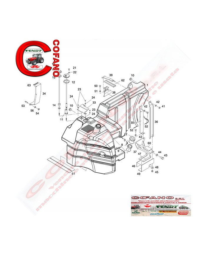 SERBATOIO CARBURANTE FENDT USATO SERBATOIO CARBURANTE FENDT USATO