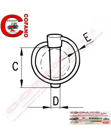 Kit 10 pezzi spina a Scatto 8 mm
