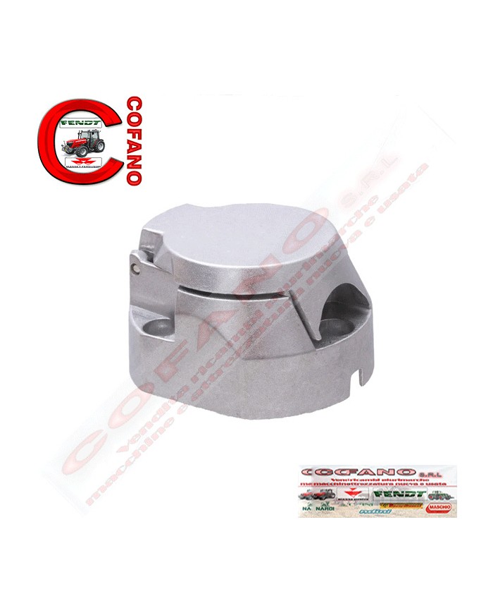 Presa rimorchio 7 poli 12 V colore argento