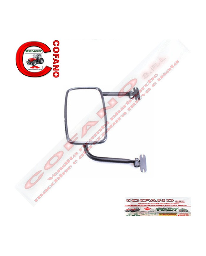 Specchietto retrovisore laterale universale con braccio destro