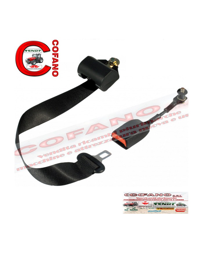 Cintura di Sicurezza Omologata con Arrotolatore per Trattori, Muletti e Mezzi ag