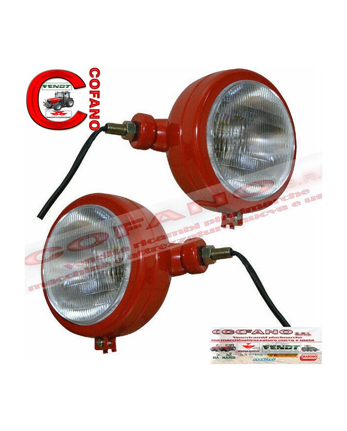 Faro anteriore Massey Ferguson rosso