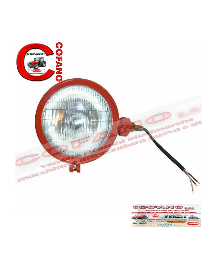Faro anteriore Massey Ferguson rosso