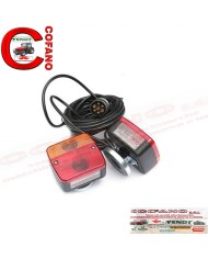 Luci per rimorchio posteriori magnetico