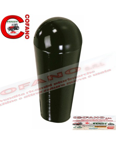 Pomolo liscio a testa sferica, lunghezza 4cm foro interno Ø 10mm