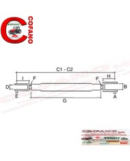Tirante posteriore Landini Rex Massey Ferguson serie 100 -300 55cm