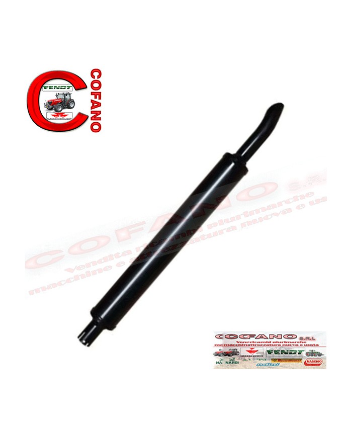 Tubo di scarico orizzontale Massey Ferguson e Perkins