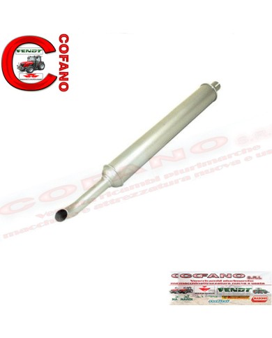 Tubo di scarico orizzontale Massey Ferguson e Perkins