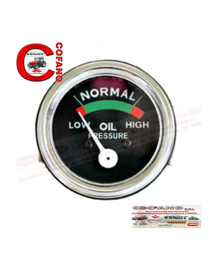 Manometro pressione olio attacco maschio Manometro pressione olio attacco maschio