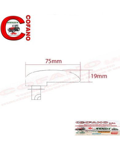 Kit maniglia cofano Massey Ferguson