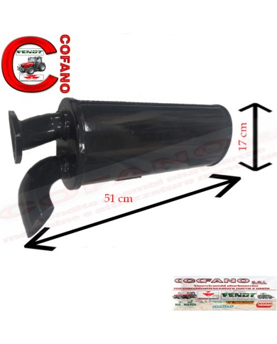 Marmitta Massey Ferguson serie 200 300 Landini