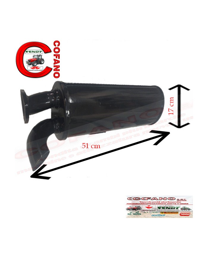 Marmitta Massey Ferguson serie 200 300 Landini