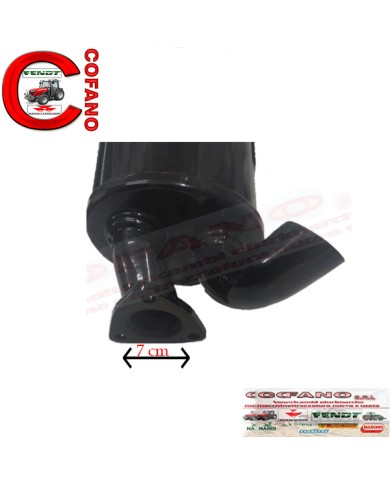 Marmitta Massey Ferguson serie 200 300 Landini