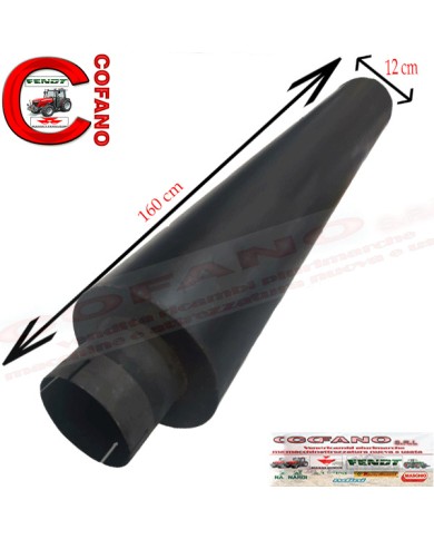 Silenziatore marmitta artigianale per trattori 400 - 600 cv