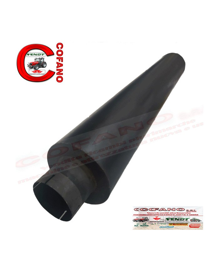 Silenziatore marmitta artigianale per trattori 400 - 600 cv