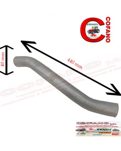 Tubo di scarico Massey Ferguson serie 100  200 300