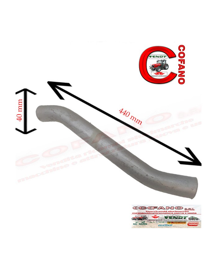 Tubo di scarico Massey Ferguson serie 100  200 300 Tubo di scarico Massey Ferguson serie 100  200 300