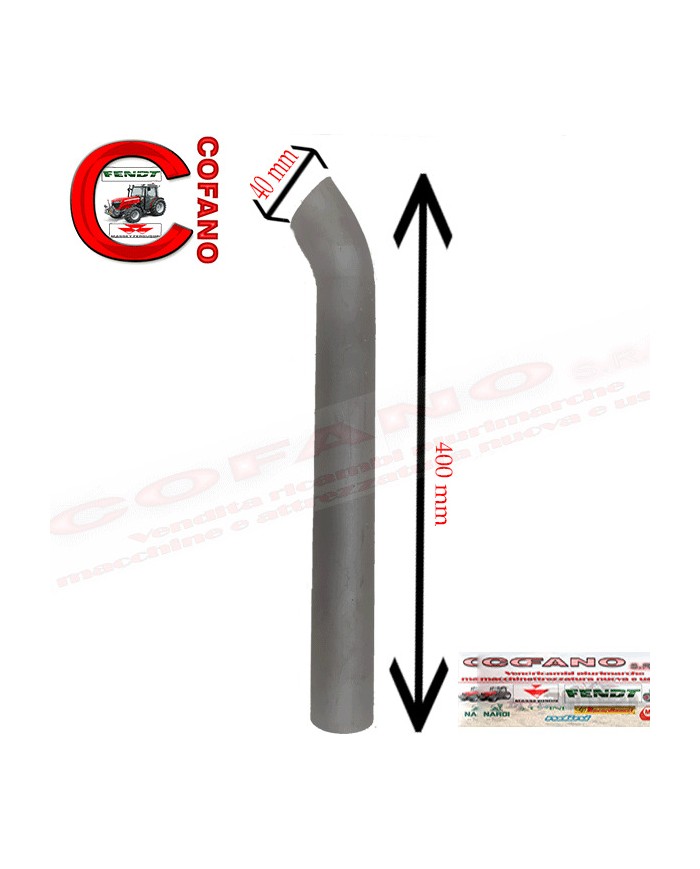 Tubo di scarico Massey Ferguson serie 100
