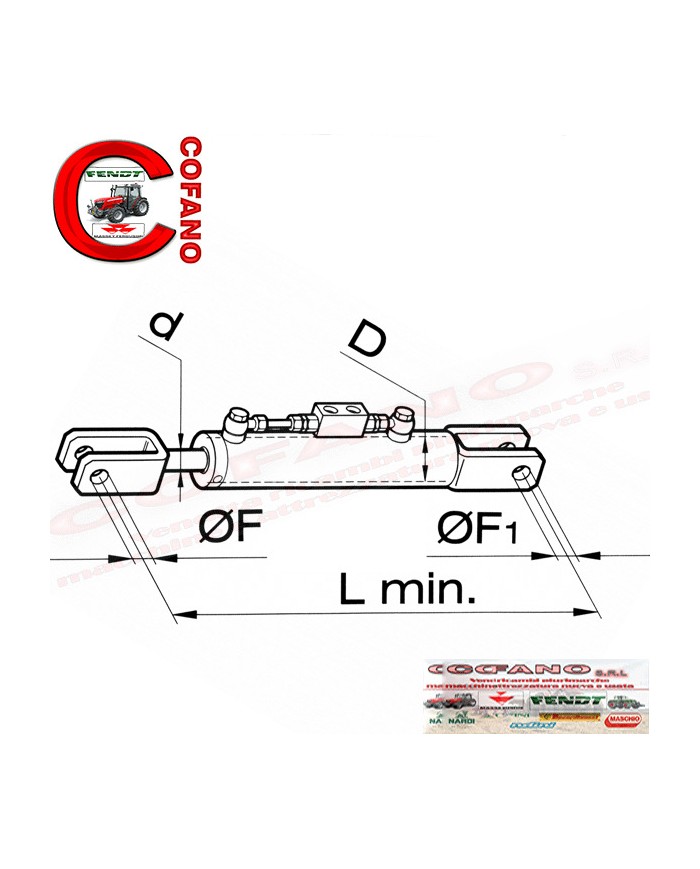 Livellatore braccio laterale idraulico  510x70x35
