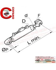 Braccio 3° punto idraulico CBM 700mm Fendt - Case IH
