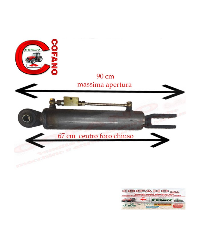 Pistone livellatore Idraulico Massey Feguson Fendt Cat.3