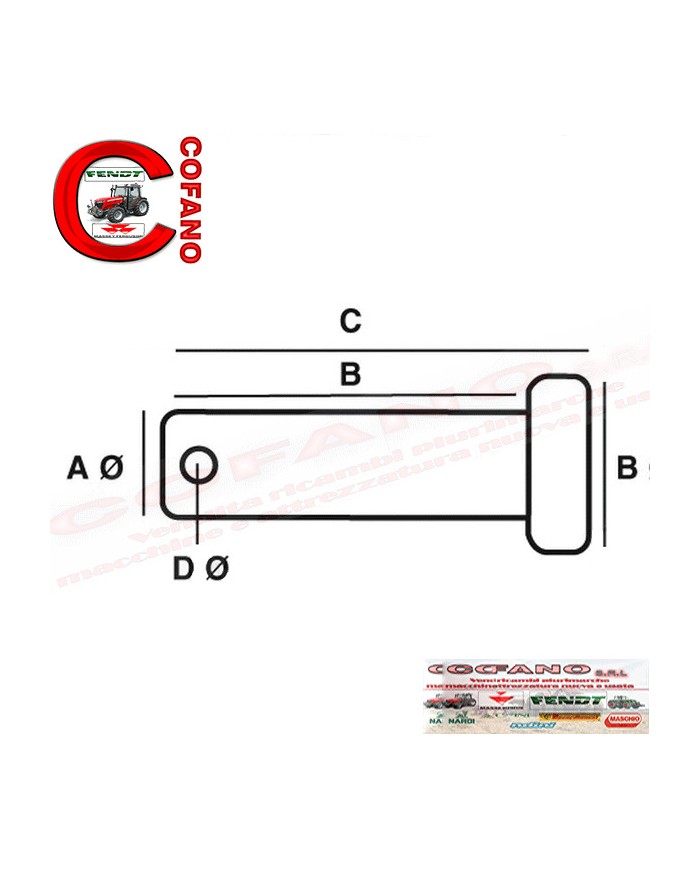 Perno 16x80 mm Cat.0