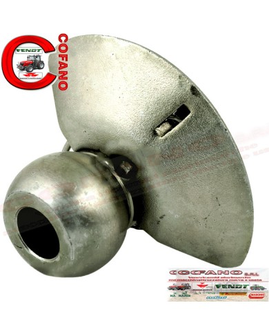 Rotula con profilo conico Cat.2 completo di catena e spina a scatto 11mm