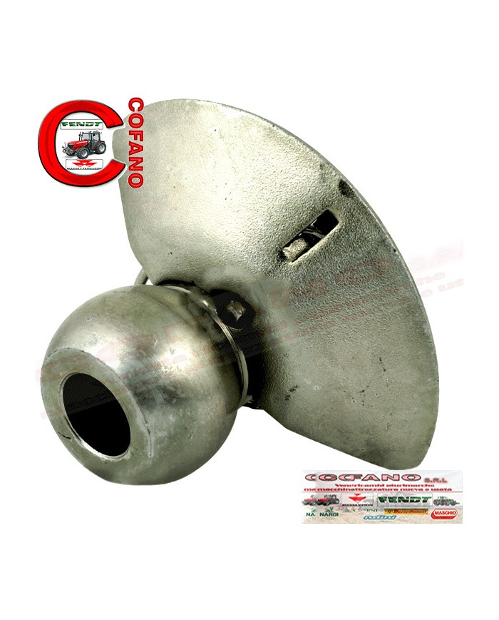 Rotula con profilo conico Cat.2 completo di catena e spina a scatto 11mm