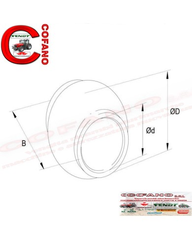 Rotula braccio terzo punto Cat.3/3 Ø 32 / 60x51mm